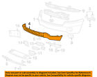 68078271ab Front Oem Cover Cherokee 11-13 Bumper- Jeep Chrysler Grand
