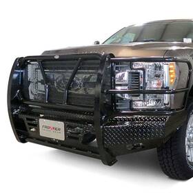 300-11-7005 Frontier Truck Gear - Full Width Black Front Hd Bumper With