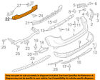 Ft4z17906a Ford Oem Rear Bumper-impact