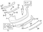 Ft4z17f827b Ford Brand New Genuine Oem Rear Lh Left Driver Side