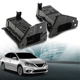 Alo120556 G-plus New Front Bumper Brackets Fit For 2013-2019 Nissan Sentra Left Right Pair Set