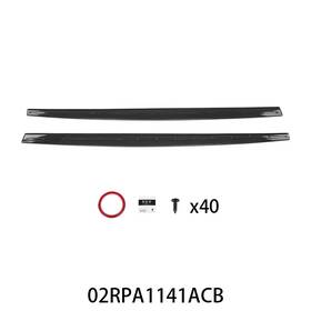 Alo922220 G-plus Fit For 14-20 Bmw F32/f36/f33 4 Series M Sport Side Skirts Extension Carbon Look