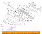 Gd9z17c947b Ford Lincoln Oem Continental Front Grille Bracket Right