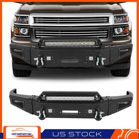 Gd127631c01 Gdcarpartsin Front Bumper Assembly Winch Plate For 2014-2015 Chevy Silverado 1500