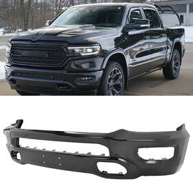 5zb41tzzaa Geartronics Fits For 2019-2024 Dodge Ram 1500 Front Lower Bumper Cover Face Bar Black Us