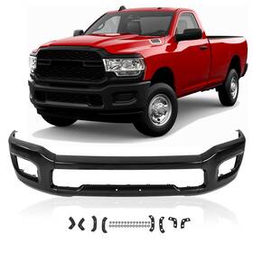 Ch1002409 Geartronics New Primered Steel Front Bumper Face Bar For 2019-2024 Ram 2500/3500 2019-2023