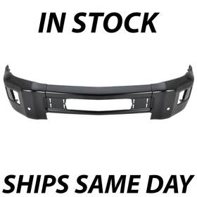 Gm1002871 Gearzaar New Primered Front Bumper Face Bar For 2015-2019 Chevy Silverado Hd With Park And Kww