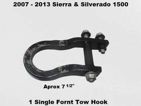 15226257 General Motors 2007 To 2013 Sierra And Silverado 1500 Front Single 1 Tow Hook Oem