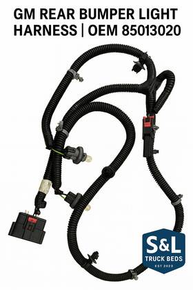 Gm2250wca General Motors 2023 2025 Gm Bumper Tag Light / License Plate Wiring Harness Oem S