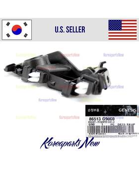 86513g9000 Genesis Front Bumper Bracket Retainer Left Driver Oem G70 2019-2021