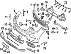 1668850137 Genuine Mercedes-benz Oem Energy Absorber