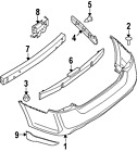 850309n05a Genuine Reinforcement Nissan Oem
