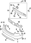 866301m000 Genuine Oem Kia Impact Bar