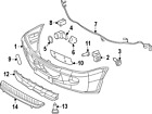 90688001709b51 Genuine Cover Bumper Oem Mercedes-benz