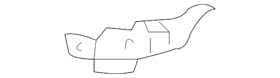 10381515 Genuine Gm Bumper Cover Retainer