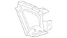 12335669 Genuine Gm Rear Driver Side Bumper Filler Support