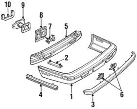 20685471 Gm Genuine Impact Bar