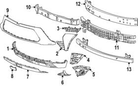 26347340 Gm Genuine Upper Bracket