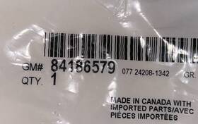 84186579 Gm New Oem Front Bumper Grille Brace Fits 2018 - 2023 Enclave