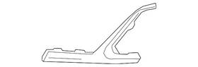 84200483 Gm Genuine Black Rear Driver Side Bumper Fascia Molding