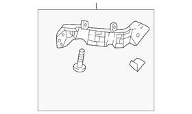 Gm 84451685 Genuine Passenger Side Front Bumper Fascia Guide
