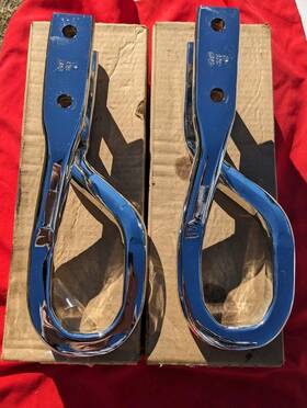 84196516 Gm 84513882 2020-2025 Silverado Sierra 2500hd 3500hd Recovery Tow Hooks Chrome