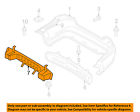 96648694 Gm Aveo Oem Rear Bar Chevrolet Bumper-impact 09-11