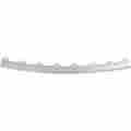 Gm1044118 12703430 Aftermarket Replacement New Front Bumper Molding Fits 2013-2016 Gmc Acadia