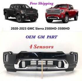 84683444 Gmc 2020 2021 2022 2023 Sierra 2500hd - 3500hd Denali Front Bumper Black #9