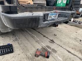 Gm1103159 Gmc Black Complete Rear Bumper For 2007 2008-2013 Chevy Silverado And Sierra 1500