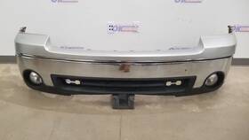 105-00391a Gmc Truck 11 Sierra 1500 Front Bumper Assembly With Fog Lamps Chrome