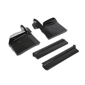 Gp0122-37 Goneparts Black Painted Set Of Front Bumper Fillers Fit For 1979-1985 Cadillac Eldorado