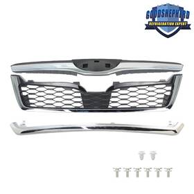 Gp760802dh Goodshepherd18 3pcs For Subaru Forester 2014-2018 Front Bumper Upper Grille Replacement Plastic