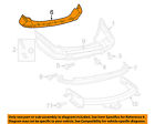 55156740aa Grand Foam Chrysler Impact Cherokee Jeep Bumper-bumper Absorber Oem