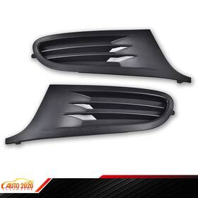 E-02flc2236abk Grandorange 2pcs Fog Light Covers Driver And Passenger Side New Fit For 2010-2014 Vw Golf