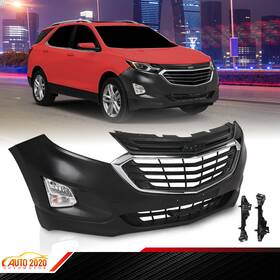 Gd090404 Grandorange Fit For 2018 2019 2020 21 Chevy Equinox Front Bumper Grill Cover Kit With Fog Lamp