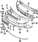 9154736 Grille Oem Volvo Genuine