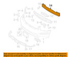 Br3z17757b Grille-impact Bumper 05-14 Mustang Bar Oem Front Ford