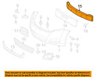 5202106041 Grille-reinforcement Front Oem Bumper Camry Toyota 07-11 Beam