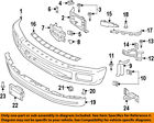 Hc3z17626ae Ford Oem Super Bumper Spoiler Lip