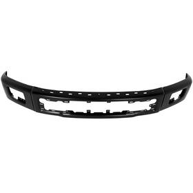 Hd4685801j Hdautoworld For 2015-2017 Ford F-150 Steel Black Front Bumper Face Bar With Fog Light Holes