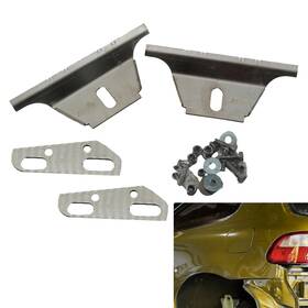 Heartlessinnovation 720595372220 Bumper Lift Kit For Honda Civic Ek Eg Crx Gap Fix With Hardware Rear Hatch
