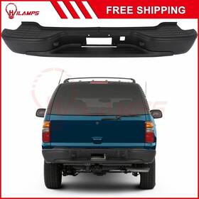 Gm1103103 Hilapms Black Complete Rear Bumper Fits 2000-2006 Chevy Suburban 1500 Tahoe Gmc Yukon Xl