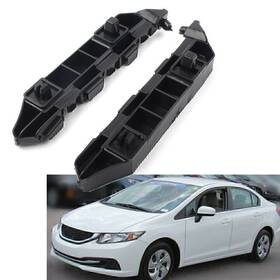 Hkseller-au 730000596295 Us For Civic Sedan 2012-2015 Bumper Bracket Front 2pcs Beam Mount Support