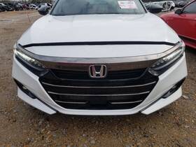 105-10639c Honda 21-22 Accord Sport Oem Front Bumper Assembly White