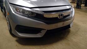 105-60039c Honda Front Bumper Coupe Without Fog Lamps Fits 16-17 Civic 10283129