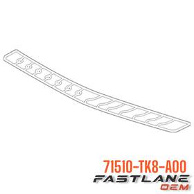 71510-tk8-a00 Honda 2011-2017 Odyssey Rear Bumper Step Pad New Oem
