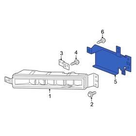 33901t3la00 Honda Oe For Accord 2016-2017 Right Outer Fog Light Bracket