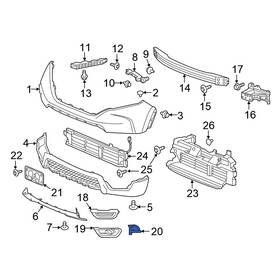 71116tlaa00 Honda Oe For Cr-v 2017-2019 Right Fog Light Bracket