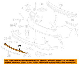 71508tz5a10 Honda Oem 17-20 Mdx Rear Bumper Components-lower Trim